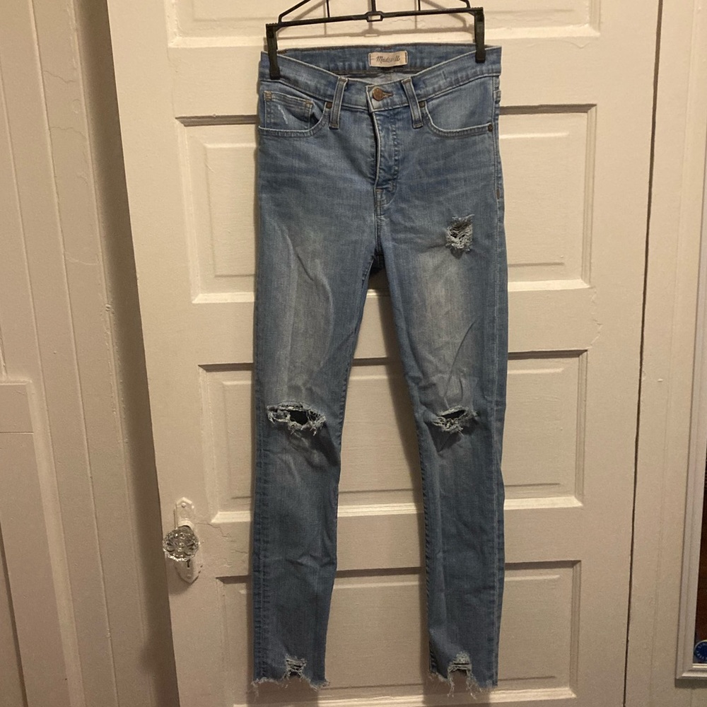 Madewell 9” High Rise Skinny jeans size 26